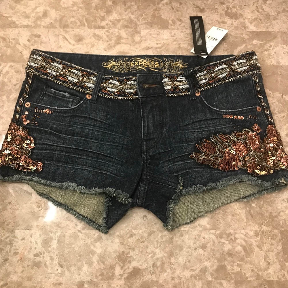 Beaded Shorts
